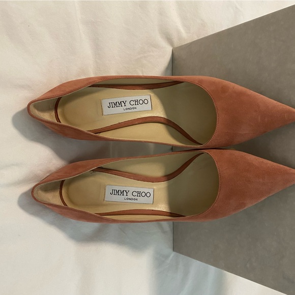 Jimmy Choo Love 85 Pump in Rosewood Suede sz38.5 - Picture 3 of 10